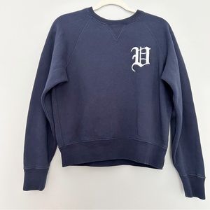Polo Ralph Lauren Fleece Crew Neck Sweatshirt with Embroidered P. Size XS. Blue